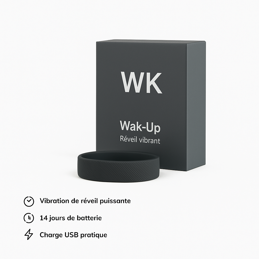 Wak‑Up™ – Le réveil sans bruit, sans stress