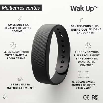 Wak‑Up™ – Le réveil sans bruit, sans stress