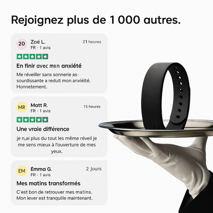 Wak‑Up™ – Le réveil sans bruit, sans stress