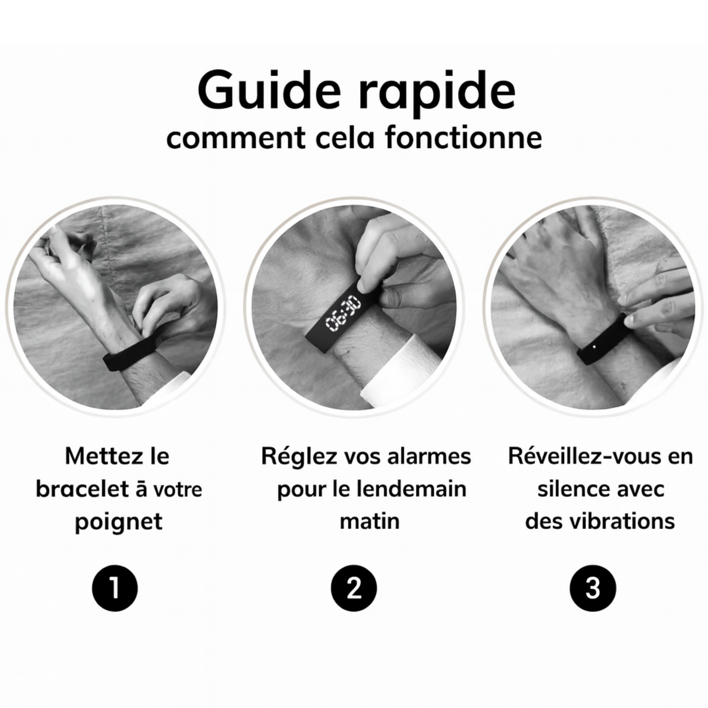 Wak‑Up™ – Le réveil sans bruit, sans stress